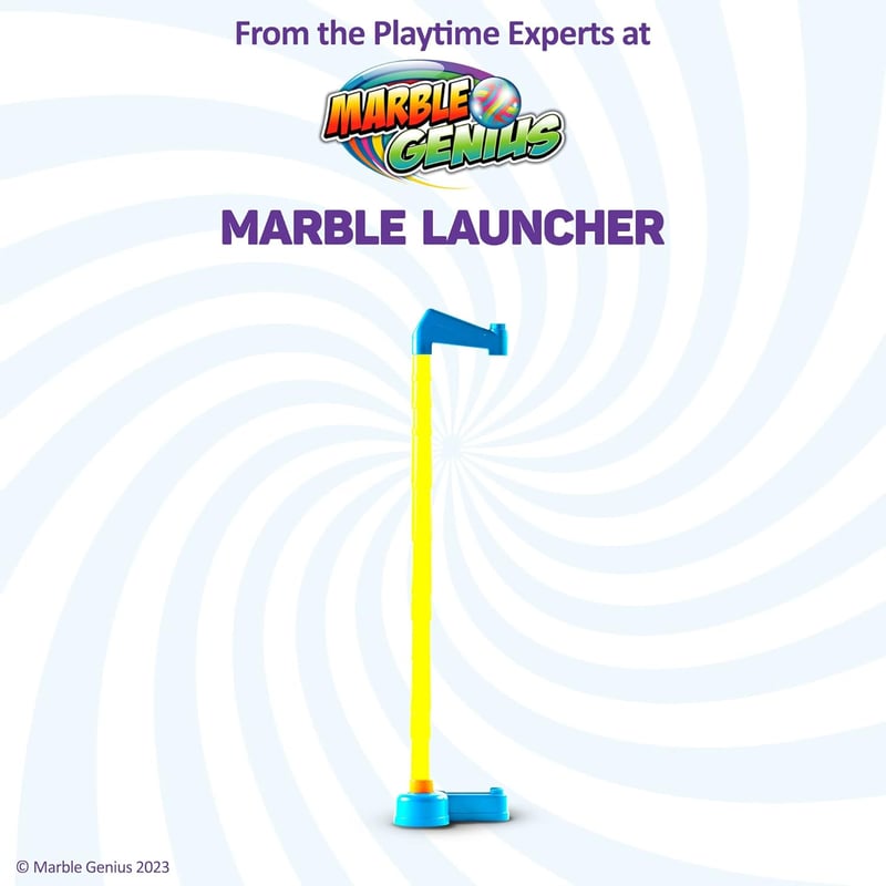 STEM Educational Toy: Marble Launcher Set with Base, Tubes & Marbles