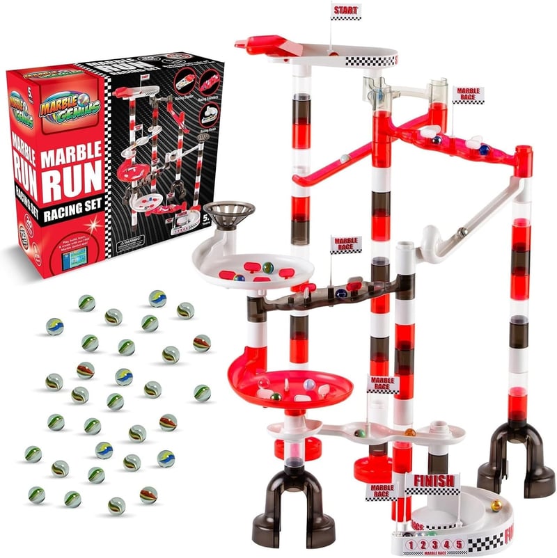 125-Piece Marble Run Racing Set - Educational STEM Toy for Kids