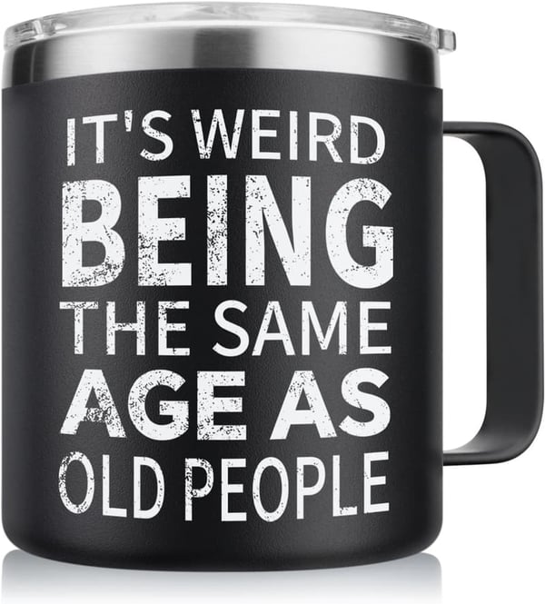 Funny Coffee Mug for Dad - 14oz Father's Day Gift, Black