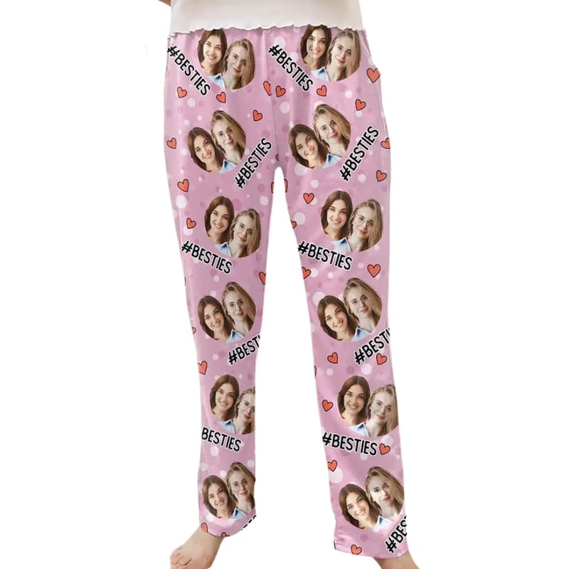 Personalized Hashtag Pajama Pants for Best Friends