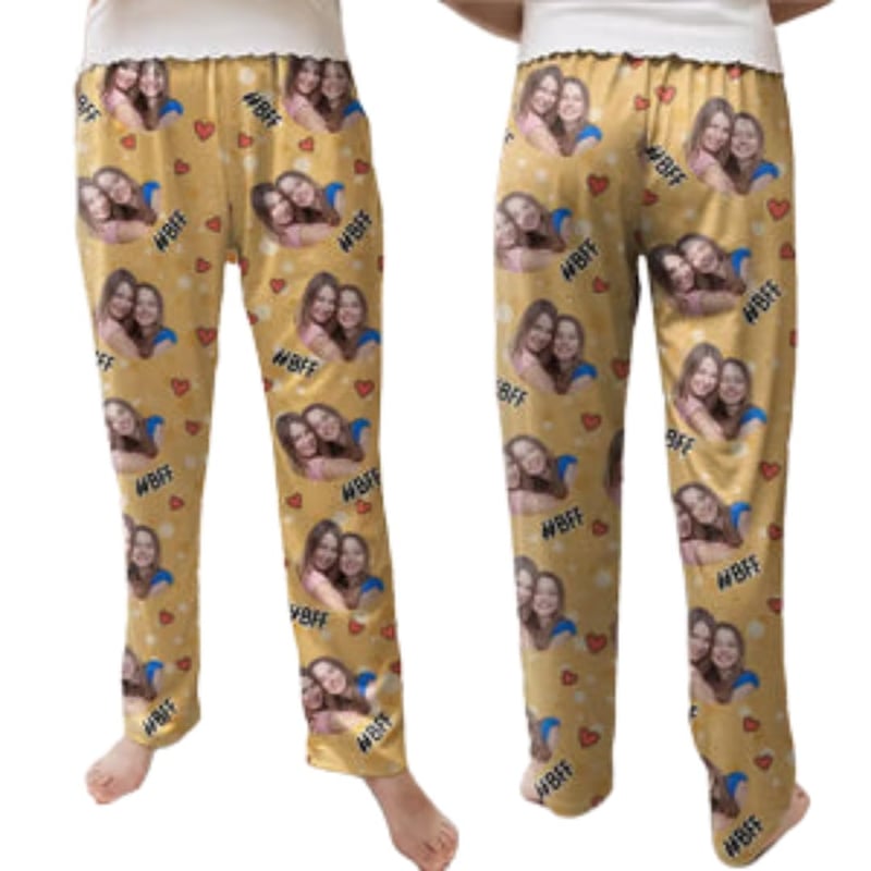 Personalized Hashtag Pajama Pants for Best Friends