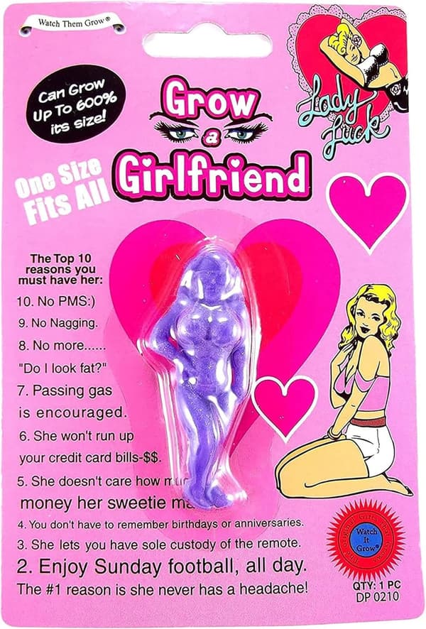 Valentine's Day Diabolical Grow a Girlfriend Gift for Him