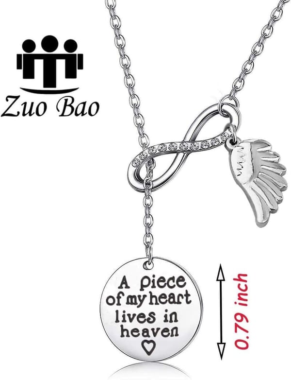 Sympathy Gift Lariat Necklace - 