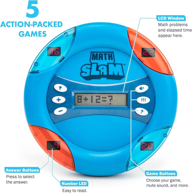 Interactive Math Game for Kids 5+ - Handheld Algebra Learning Tool