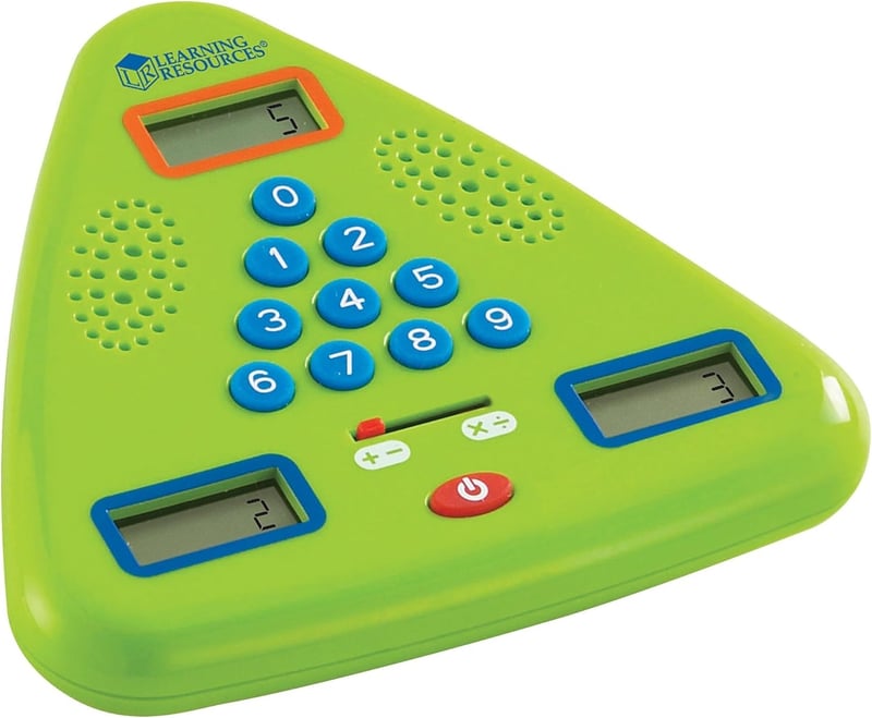Minute Math Electronic Flash Cards for Early Algebra Skills, Ages 6+