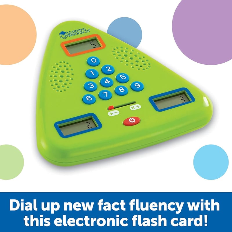Minute Math Electronic Flash Cards for Early Algebra Skills, Ages 6+