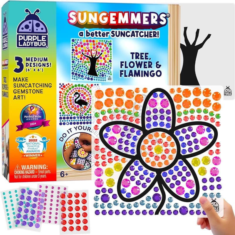 Kids' Craft Window Art Set - Fun Gift for Ages 6-12