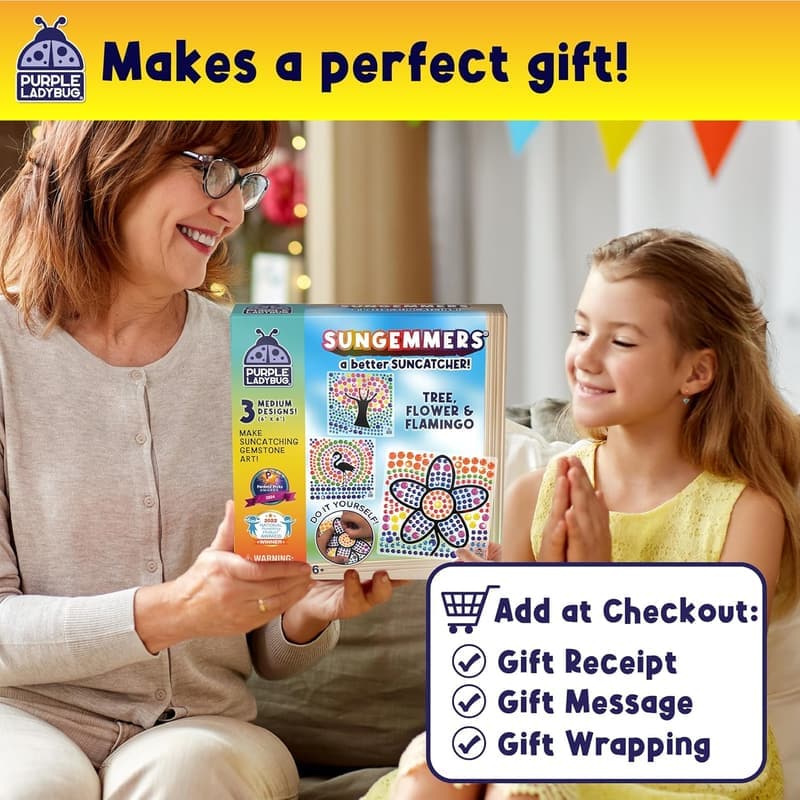 Kids' Craft Window Art Set - Fun Gift for Ages 6-12