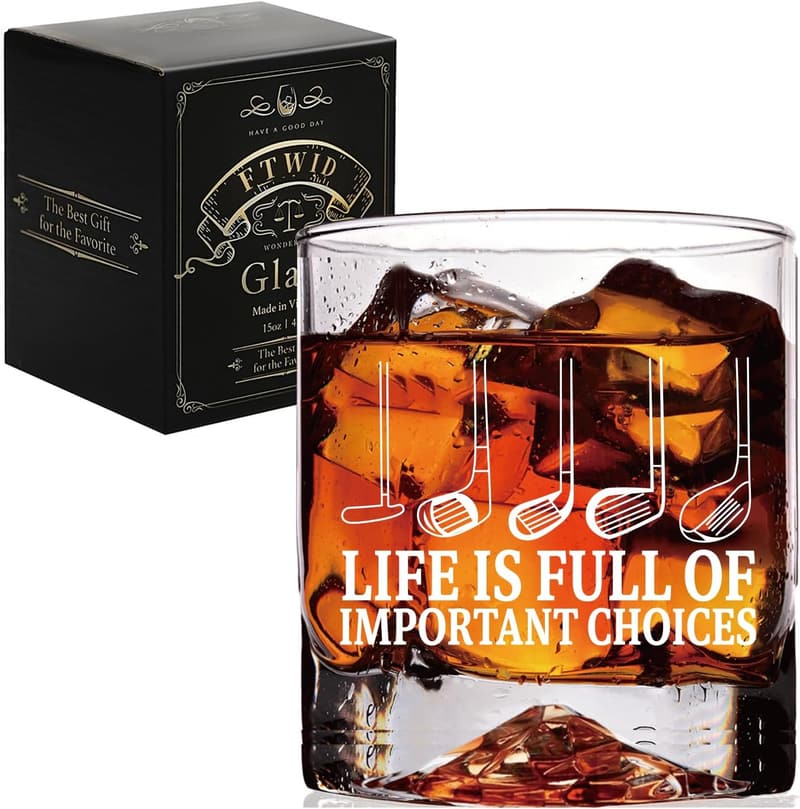 Funny Whiskey Glass for Men - Father's Day Gift