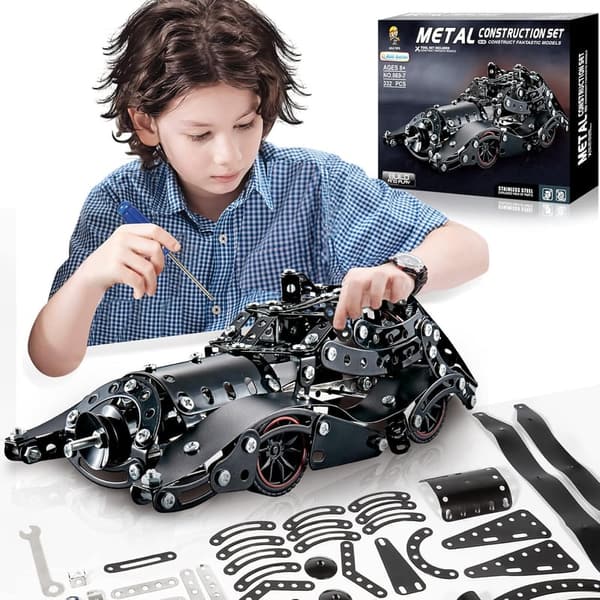 STEM Batman Model Car Building Set, 332 pcs for Ages 8+