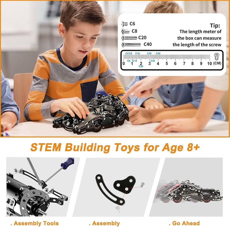 STEM Batman Model Car Building Set, 332 pcs for Ages 8+