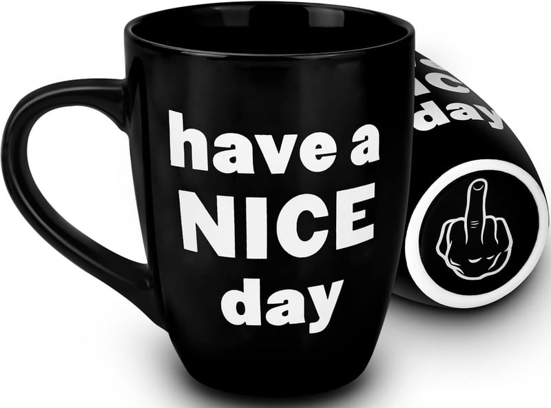 Funny 16 oz Coffee Mug - Gag Gift for Adults