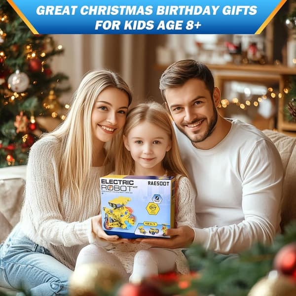 12-in-1 Robot Building STEM Toy Kit for Kids Age 8-14