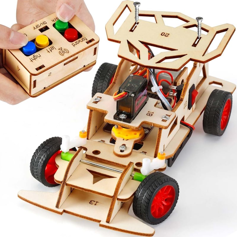 STEM Building Kits for Kids 8-12 - Remote Control Car & 3D Puzzles