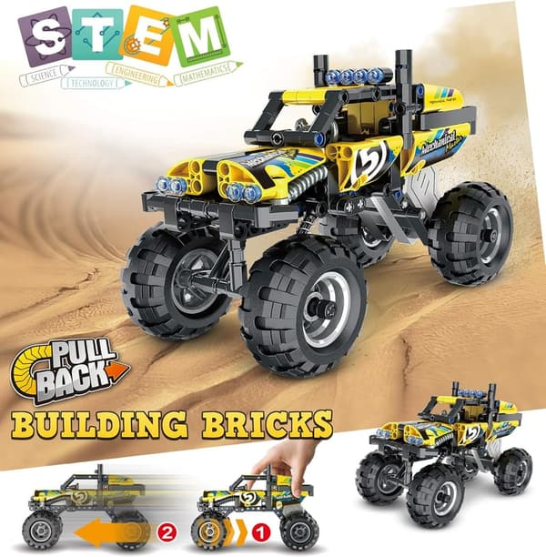 STEM Building Toy Set for Kids Ages 6-12 - 199 Pieces