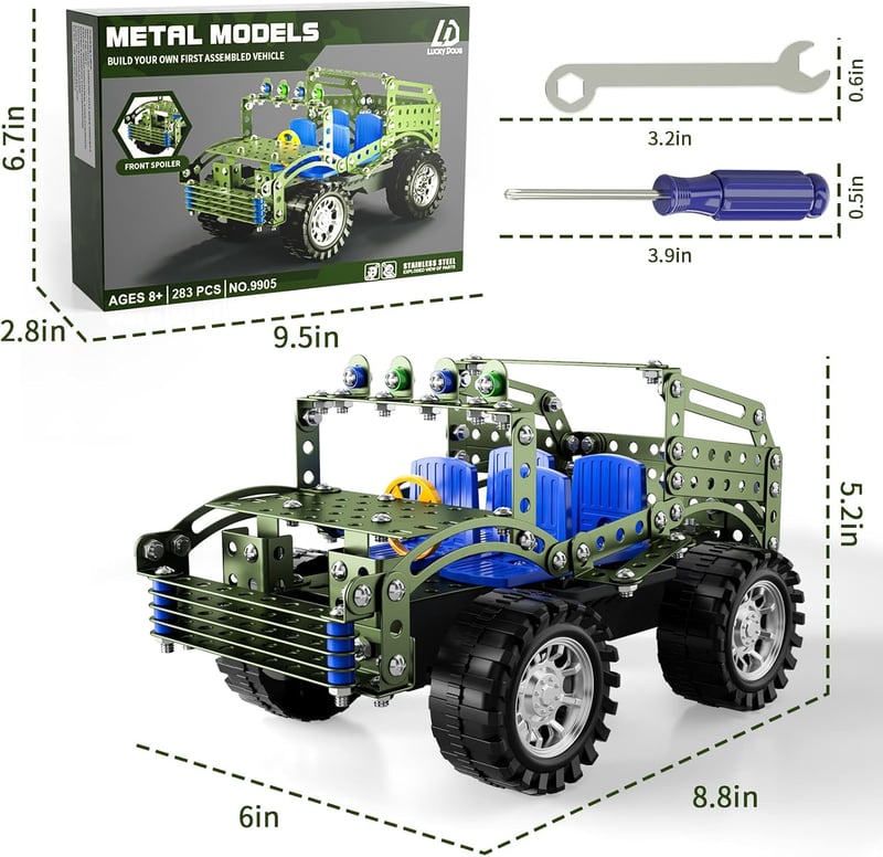 STEM Model Truck Building Set for Kids Ages 8-12