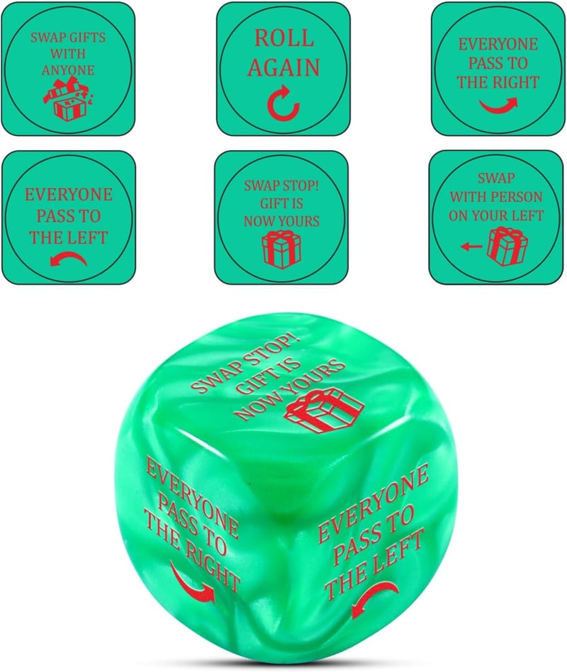 Christmas Exchange Game Dice - Gag Gifts for Adults