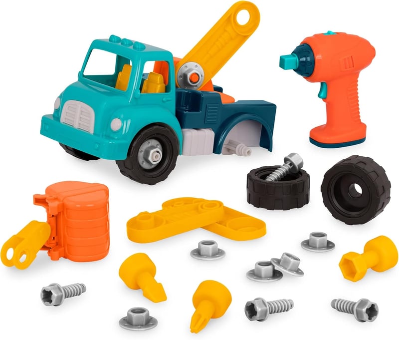 Take-Apart Crane Toy – Classic Construction Set for Toddlers
