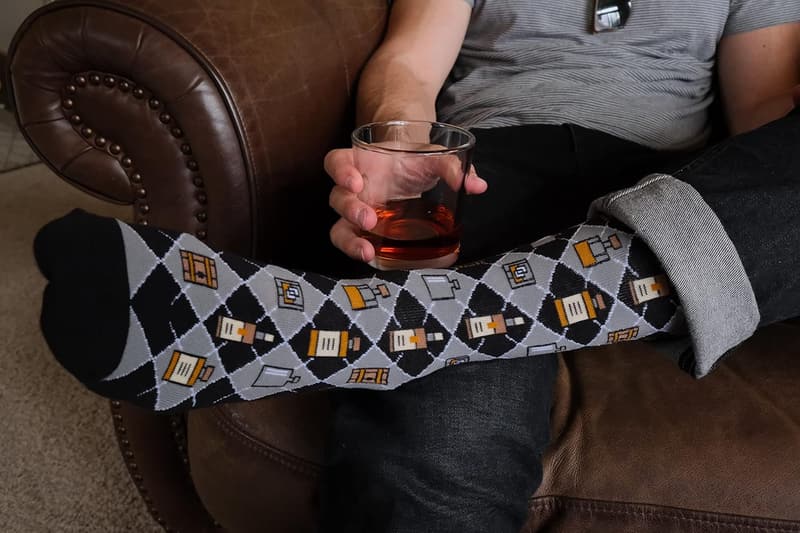 Whiskey Gift Socks for Men - Unique Unisex Design