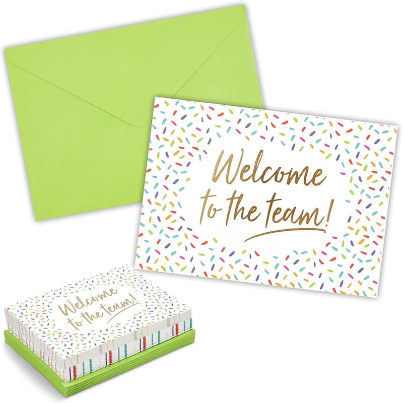 Welcome to the Team Cards - 36 Pack Employee Appreciation