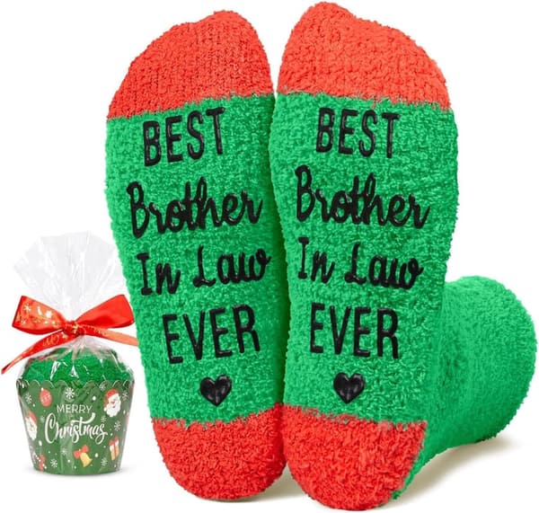 Secret Santa Socks for Him - Christmas Stocking Stuffers