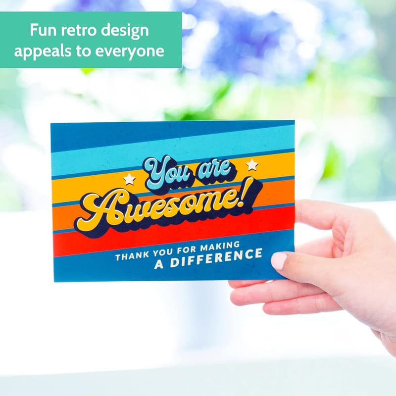 Employee Appreciation Thank You Postcards - 4x6 You Are Awesome