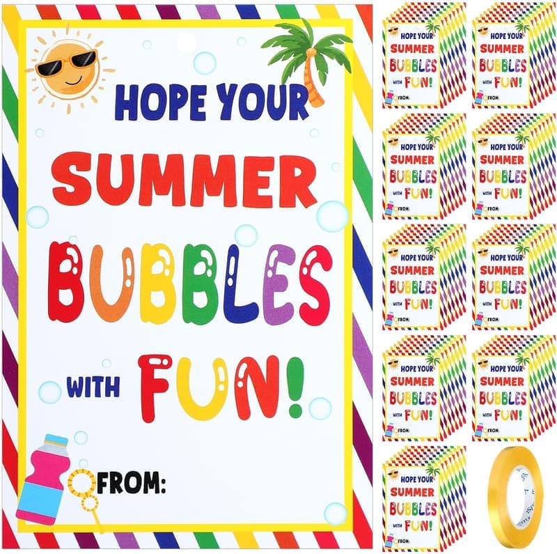 Graduation Party Student Cards - 50 Sets with String