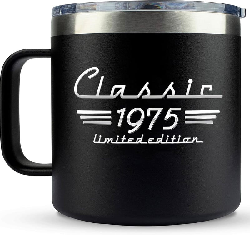 50th Birthday Mug for Men - 14 oz Gift for Dad
