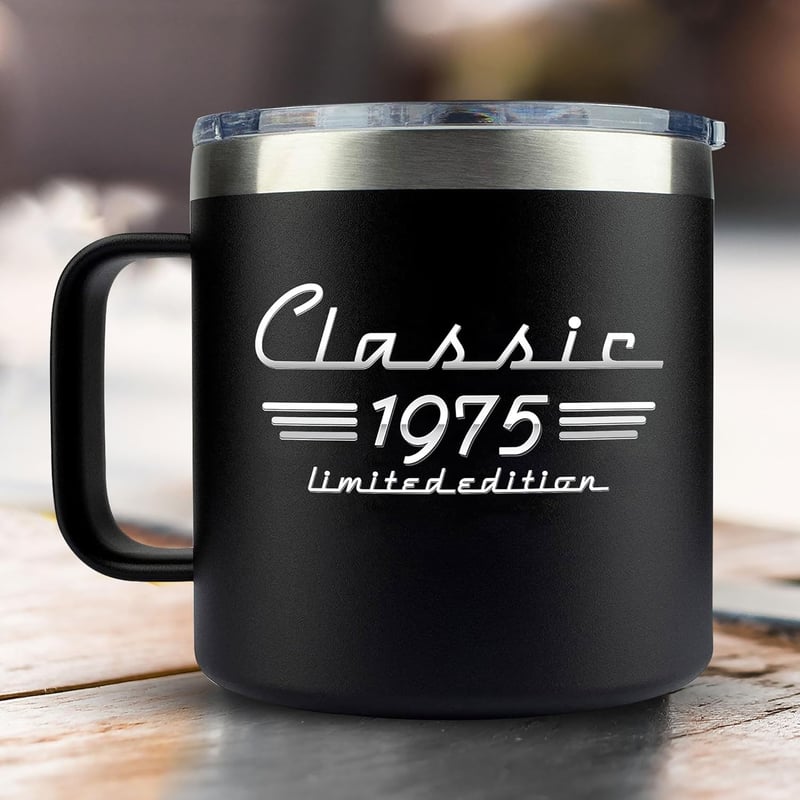 50th Birthday Mug for Men - 14 oz Gift for Dad