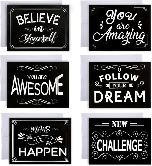 Graduation Good Luck Cards - 36 Pack Inspirational Set