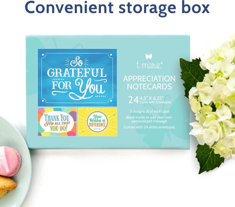 Nurse Appreciation Week Card Set – 24 Boxed Gratitude Cards