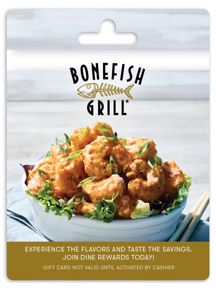 Bonefish Grill Gift Card for Seafood Lovers