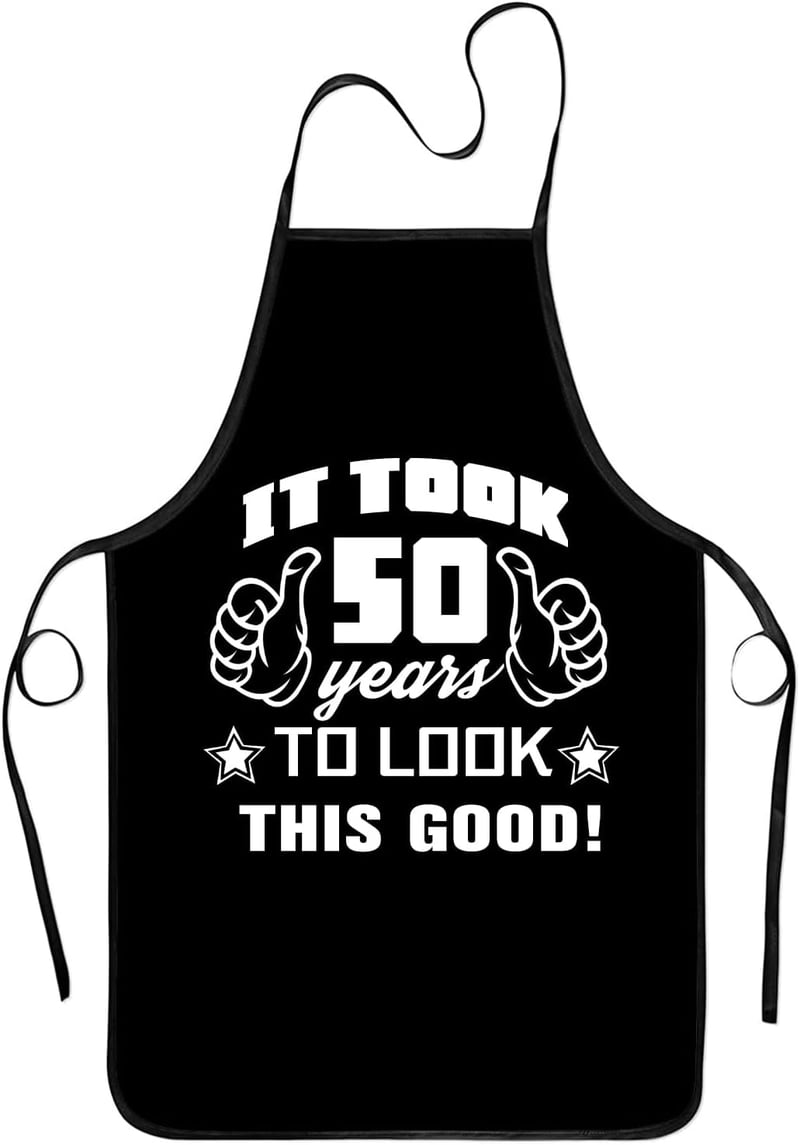 Birthday Apron Gift for Men with 2 Pockets