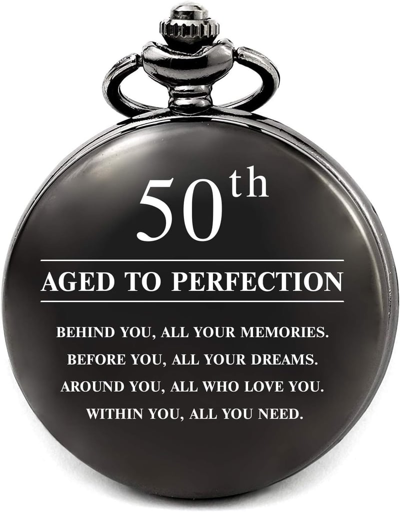 Personalized Pocket Watch for Men – Birthday Gift for Him