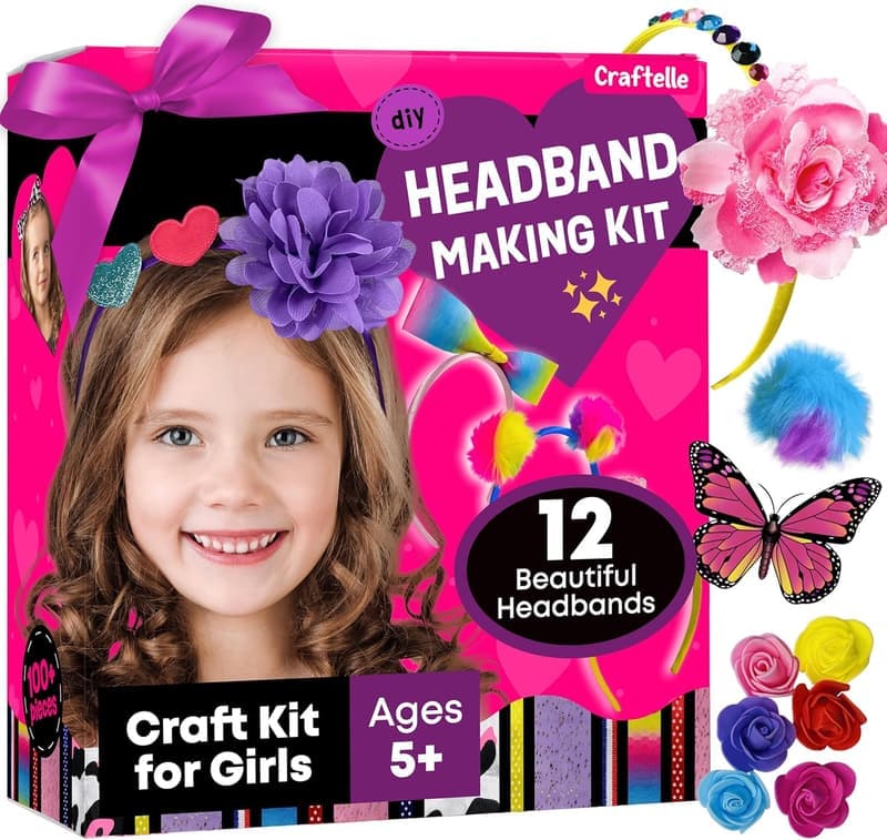 Easter Headband Making Kit for Kids - DIY Hair Accessories Set