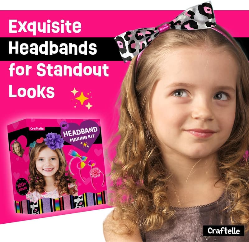 Easter Headband Making Kit for Kids - DIY Hair Accessories Set