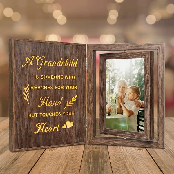New Grandma Picture Frame - Light Up Grandparents Gift