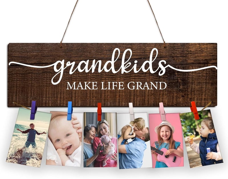 First-Time Grandma's Photo Frame from Grandkids