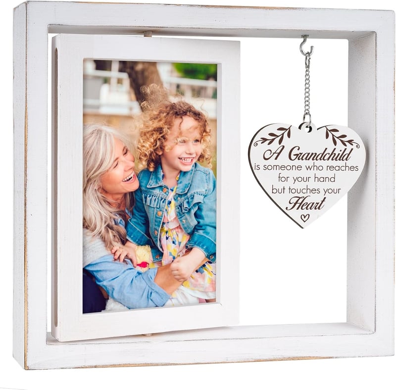 First-Time Grandparents Picture Frame for 2025 - Holds Two 4x6 Photos