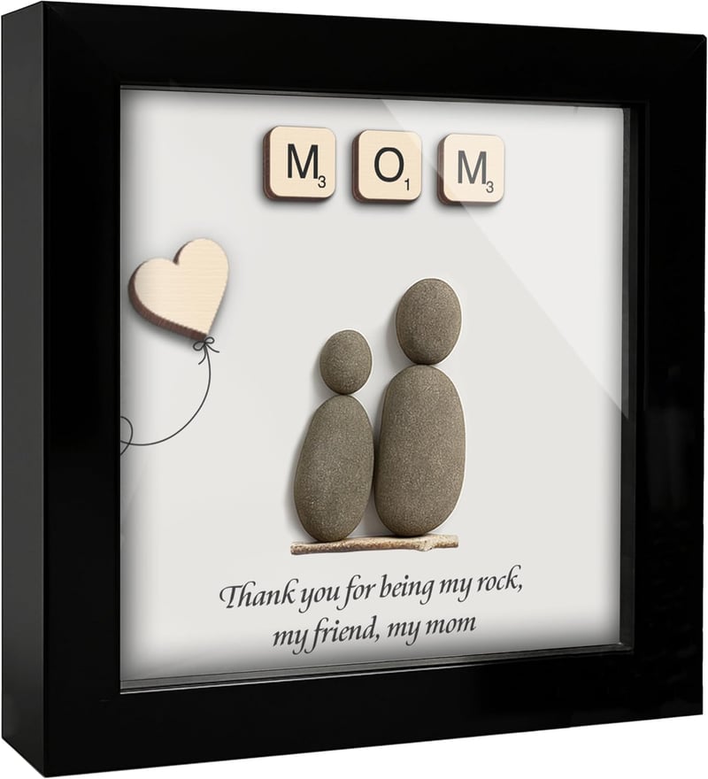 Thank You Rock Sign - Framed Art for Mom or Grandma