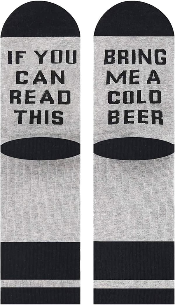 Funny Taco Beer Socks Gift for Men