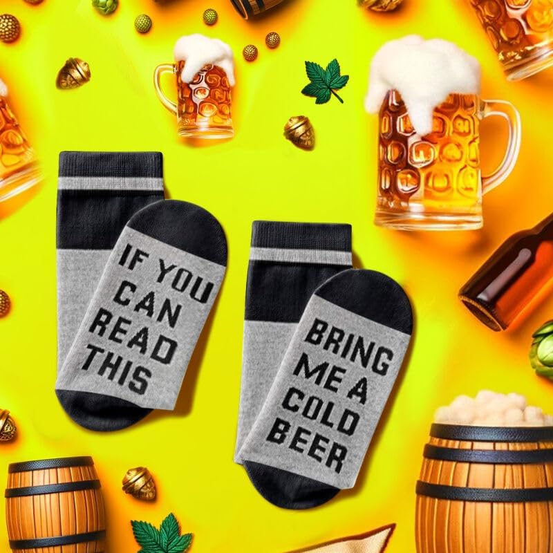 Funny Taco Beer Socks Gift for Men