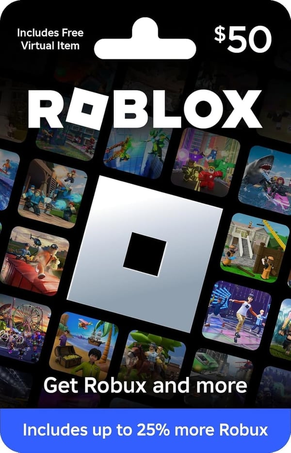 Roblox Gift Card with Free Virtual Item - Worldwide Redemption