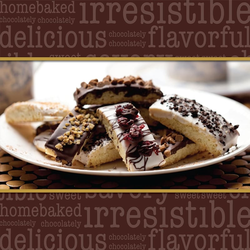 Valentine's Gourmet Chocolate Biscotti Gift Box