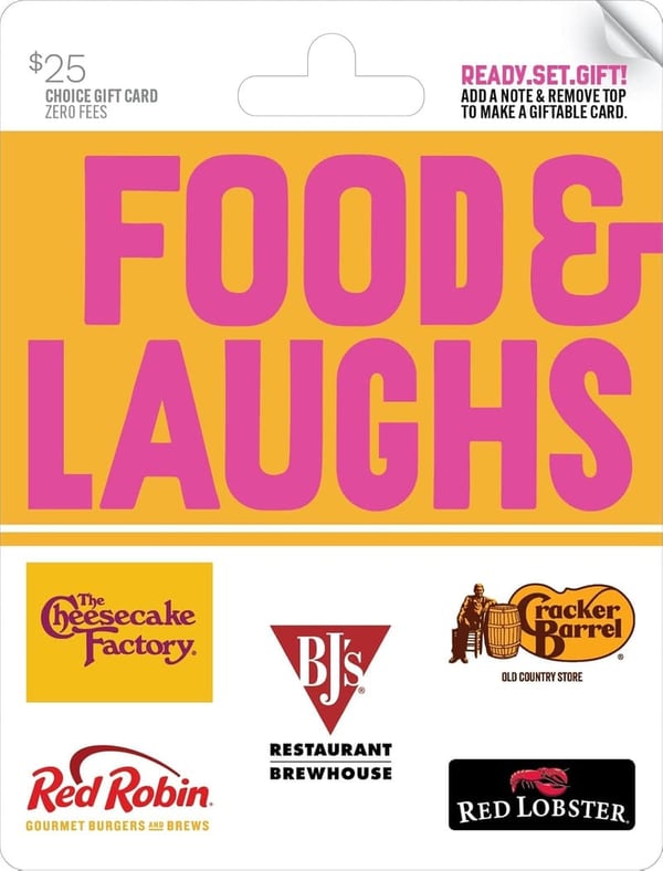 Food & Laughs Gift Card