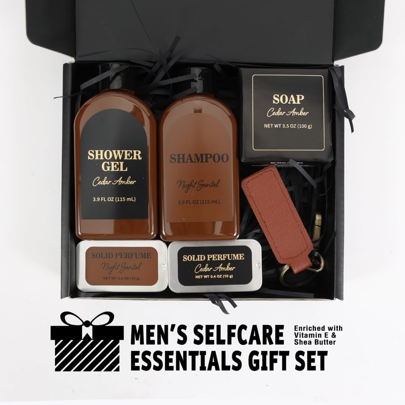 Father's Day Cedar & Santal Bath Set for Men