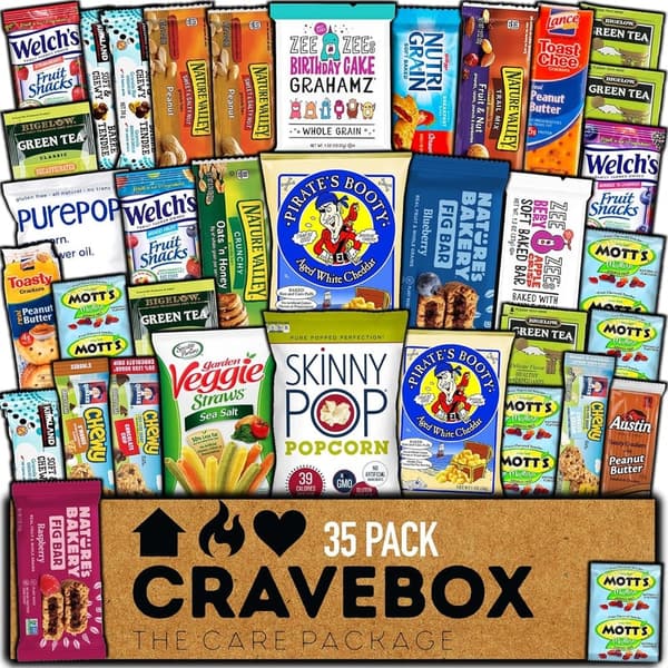 Father's Day Healthy Snack Box - 35 Count Care Package