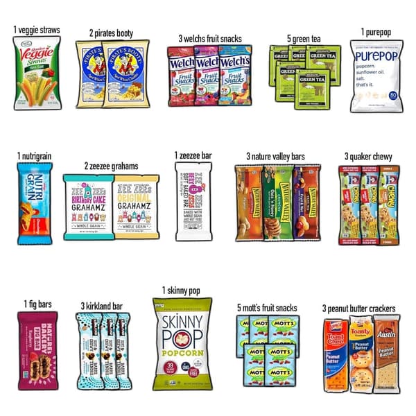 Father's Day Healthy Snack Box - 35 Count Care Package