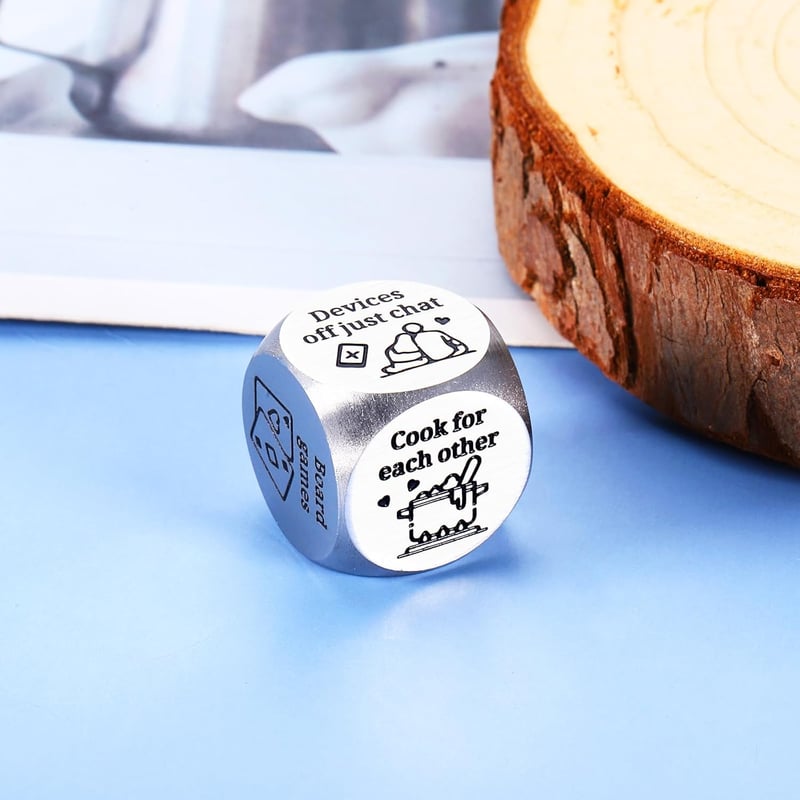 10th Anniversary Funny Date Night Dice Gift for Couples