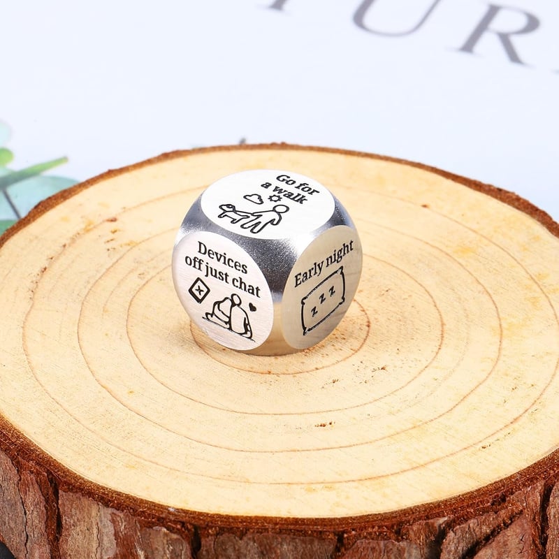 10th Anniversary Funny Date Night Dice Gift for Couples